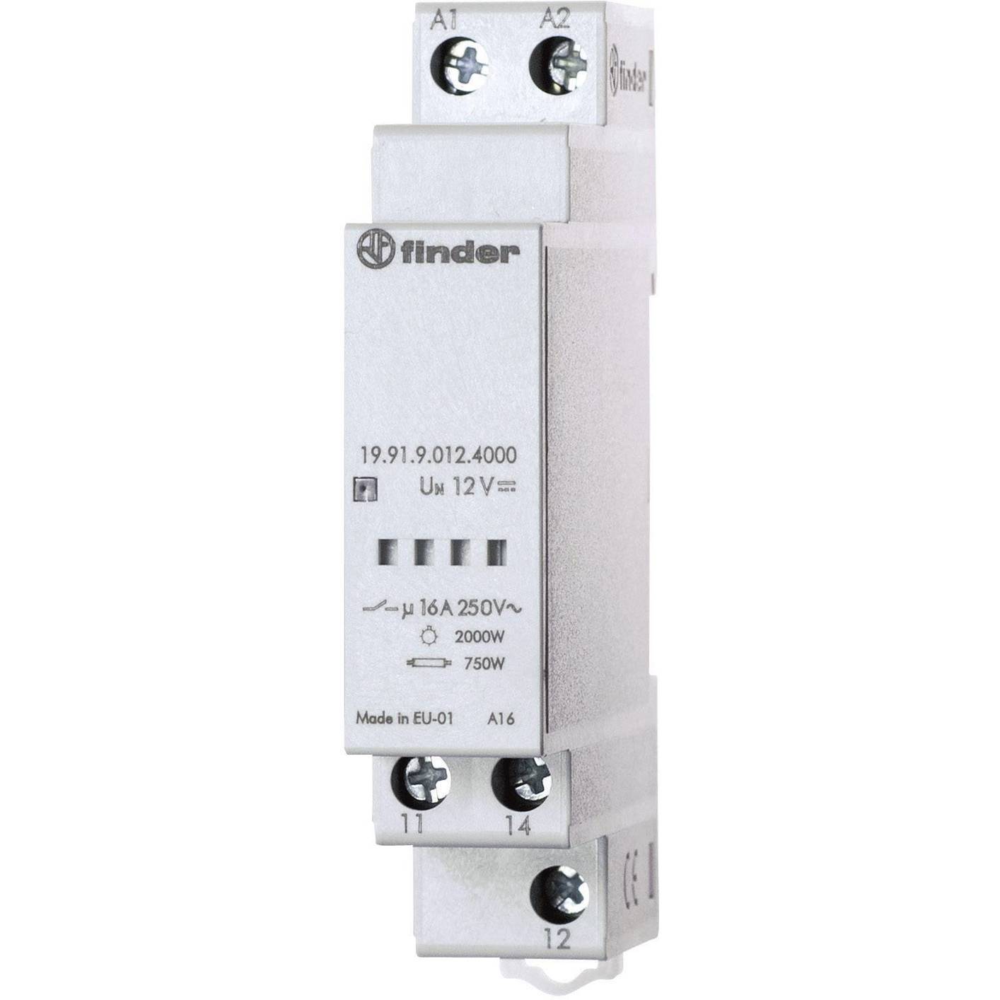 Finder Ausgangsmodul - 19.91.9.012.4000 | 12V/DC 1 Wechsler | Dämmerungsschalter Hutschiene