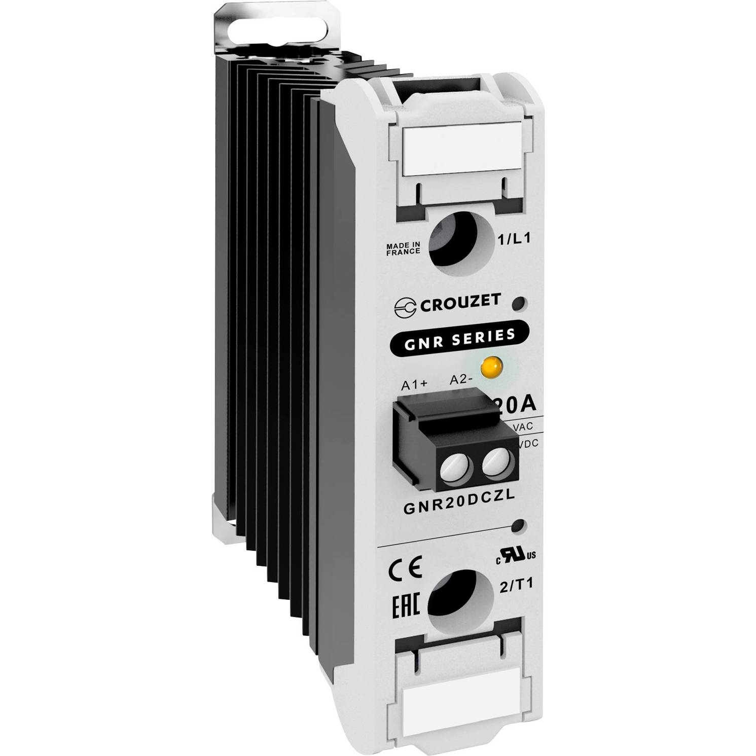 Crouzet GNR20DCZL - 3593150049076 | Nullspannungsschaltend, 20 A | Halbleiterrelais