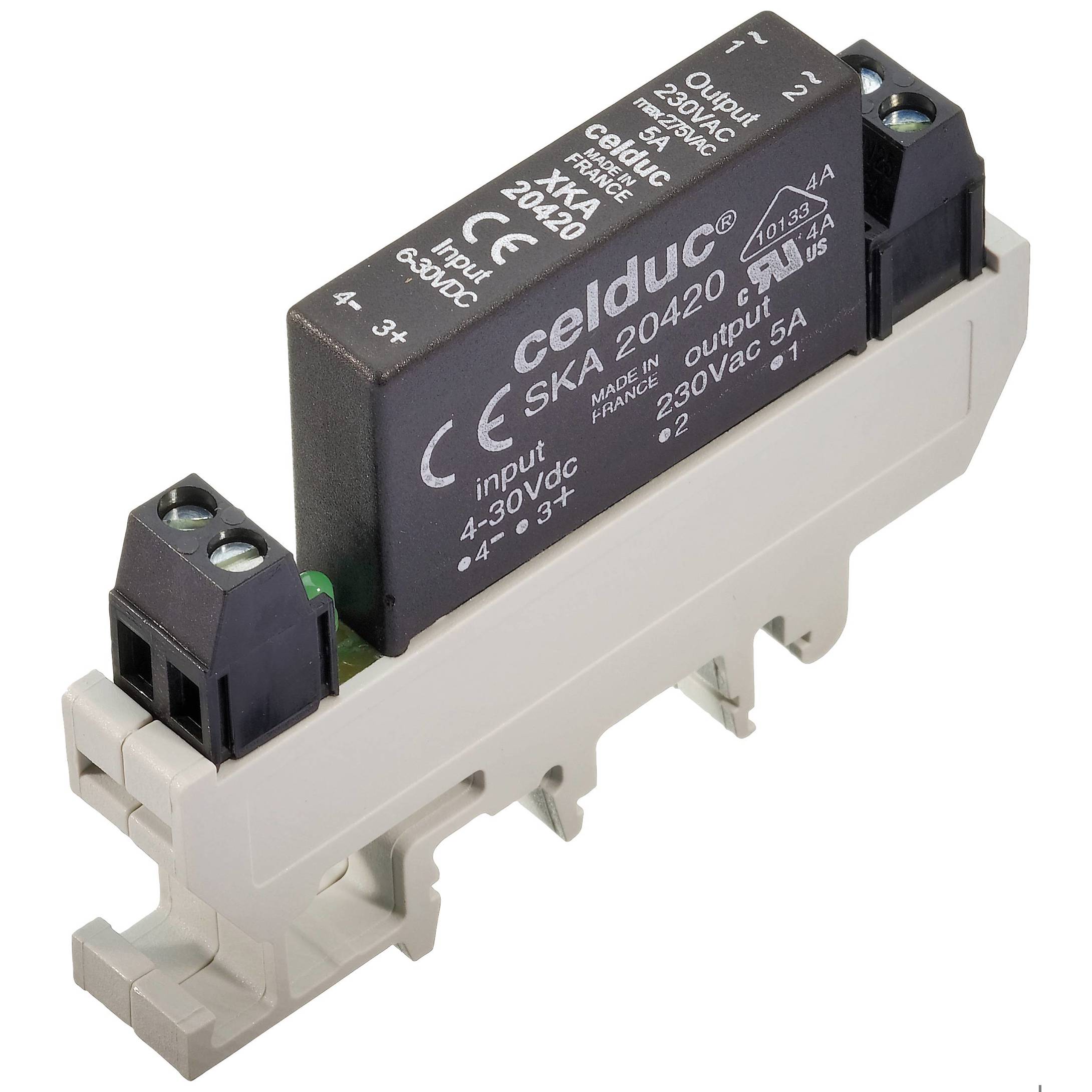 Celduc Halbleiterrelais XKD10306 | Last-Strom 3 A, Schaltspannung 60 V/DC | Halbleiterrelais