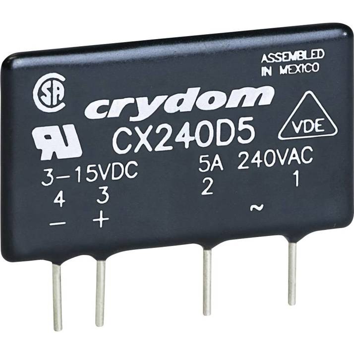 Crydom CX380D5 | Nullspannungsschaltend, 5 A Laststrom | Halbleiterrelais