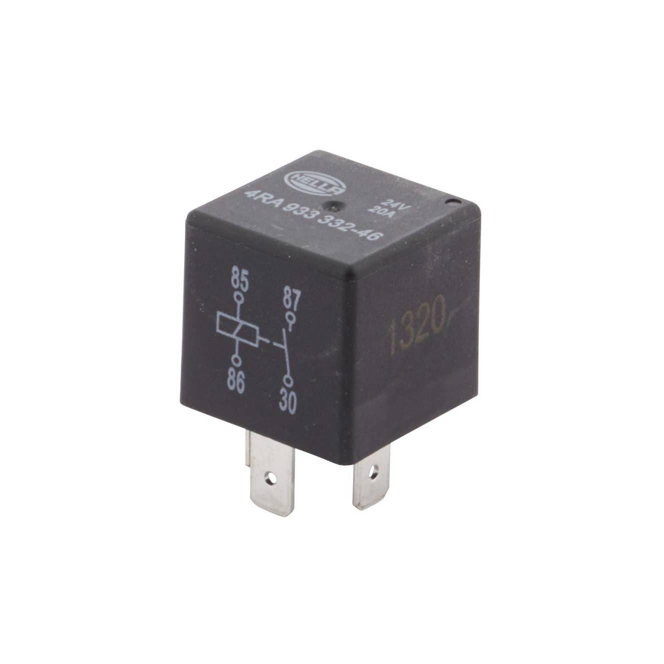 Hella Relais - 4RA 933 332-461 | 24V, 4-polig, Schließer | Kfz-Relais