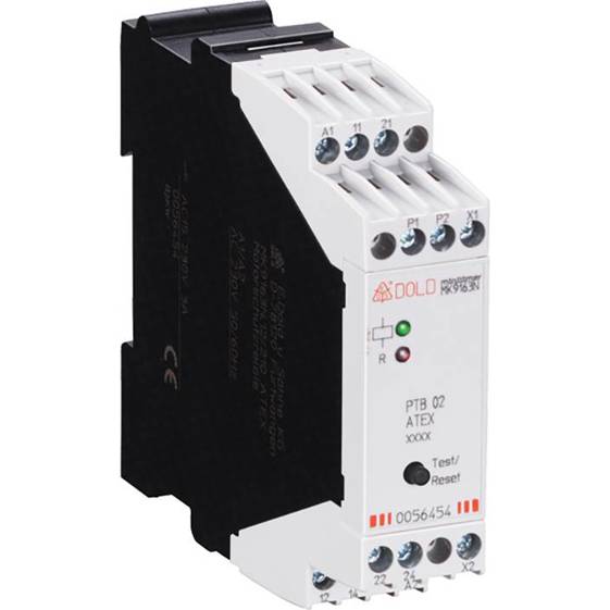 Dold Motorschutzrelais MK9163N.12/110 ATEX AC/DC24V | 2 Wechsler | Überwachungs-Relais, physische Größen