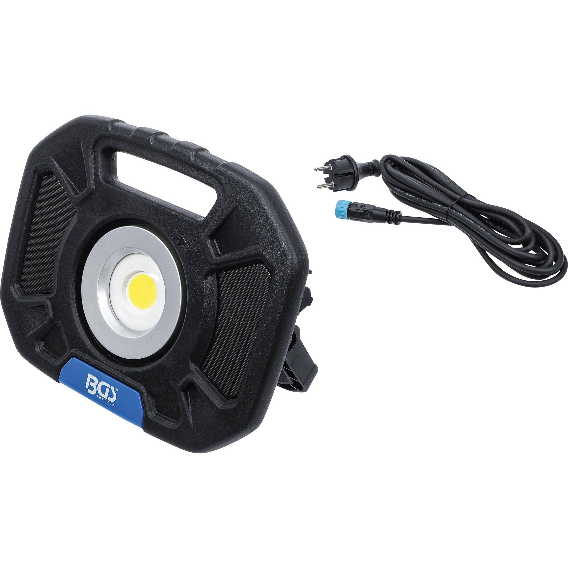 BGS Technic COB-LED-Arbeits-Strahler | 40 W, Bluetooth Lautsprecher | Arbeitsstrahler