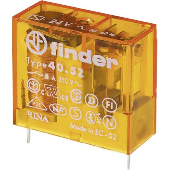 Finder 40.52.8.006.0000 | 6 V/AC, 8 A | Printrelais